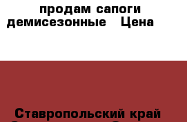  продам сапоги демисезонные › Цена ­ 1 000 - Ставропольский край, Ставрополь г. Одежда, обувь и аксессуары » Женская одежда и обувь   . Ставропольский край,Ставрополь г.